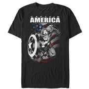 Men's Marvel Captain America Patriot  Adult T-Shirt