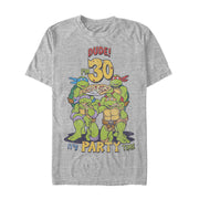 Men's Teenage Mutant Ninja Turtles 30th Birthday Pizza Party  Adult T-Shirt