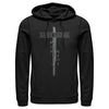 Men's Star Wars: The Mandalorian Darksaber Katakana  Adult Pull Over Hoodie