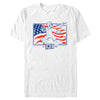 Men's ICEE Coldest Drink in Town American Flag  Adult T-Shirt