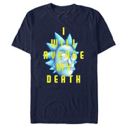 Men's Rick And Morty Hologram Rick I Will Avenge My Death  Adult T-Shirt