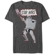 Men's Star Wars The Force Awakens Stormtrooper Attack  Adult T-Shirt