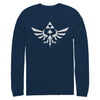 Men's Nintendo Legend of Zelda Triforce  Adult Long Sleeve Shirt