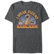 Men's Lion King Timon Speaks Fluent Sarcasm  Adult T-Shirt