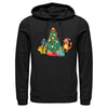 Men's Pokemon Christmas Tree Characters  Adult Pull Over Hoodie