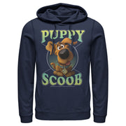 Men's Scooby Doo Puppy Circle  Adult Pull Over Hoodie