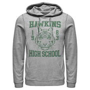 Men's Stranger Things Hawkins High School Tiger 1983  Adult Pull Over Hoodie