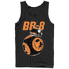 Men's Star Wars The Force Awakens BB-8 On the Move  Adult Tank Top