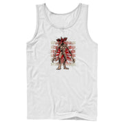 Men's Stranger Things Demogorgon Monster Logo Stacked  Adult Tank Top