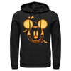 Men's Mickey & Friends Halloween Pumpkin Face  Adult Pull Over Hoodie