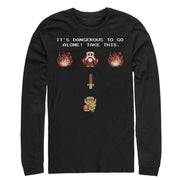 Men's Nintendo Legend of Zelda Take This  Adult Long Sleeve Shirt