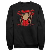 Men's Marvel Spider-Man: No Way Home Ripped Iron Suit  Adult Sweatshirt