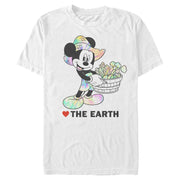 Men's Mickey & Friends Love the Earth  Adult T-Shirt