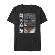 Men's Marvel Winter Soldier Rain  Adult T-Shirt