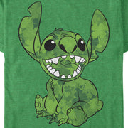 Men's Lilo & Stitch Four-Leaf Clover Fill  Adult T-Shirt