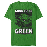 Men's Star Wars St. Patrick's Day Yoda Good to Be Green  Adult T-Shirt