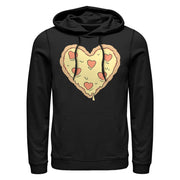 Men's Lost Gods Heart Pizza  Adult Pull Over Hoodie