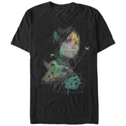 Men's Star Wars Rogue One Jyn Star Profile Logo  Adult T-Shirt