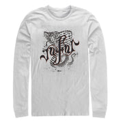 Men's Aladdin Jafar Cobra Scrawl  Adult Long Sleeve Shirt