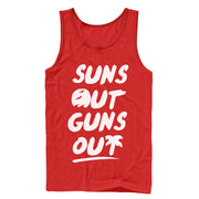 Men's Lost Gods Sun's Out Guns Out  Adult Tank Top