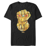 Men's Marvel Avengers: Avengers: Infinity War Geometric Gauntlet  Adult T-Shirt