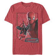 Men's Marvel Spider-Man: Far From Home Web Frame  Adult T-Shirt