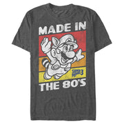 Men's Nintendo Raccoon Mario Made in the 80's  Adult T-Shirt