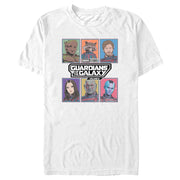 Men's Guardians of the Galaxy Vol. 3 Animated Squares  Adult T-Shirt