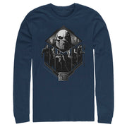 Men's Zack Snyder Justice League Darkseid Group Shot  Adult Long Sleeve Shirt