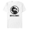 Men's Mortal Kombat Distressed Classic Logo  Adult T-Shirt