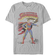 Men's Superman Patriotic Adventures  Adult T-Shirt