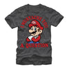 Men's Nintendo Mario Mustache  Adult T-Shirt