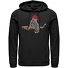 Men's Lost Gods Pizza Delivery Cat  Adult Pull Over Hoodie