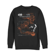 Men's Star Wars The Last Jedi Poe Dameron X-Wing  Adult Sweatshirt