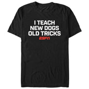 Men's ESPN I Teach New Dogs Old Tricks  Adult T-Shirt