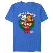 Men's The Year Without a Santa Claus Happy Holidays  Adult T-Shirt