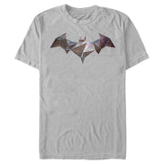 Men's Batman Logo Geometric Wing  Adult T-Shirt