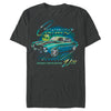 Men's General Motors Retro Blue Camaro Z28  Adult T-Shirt