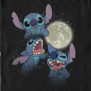 Men's Lilo & Stitch Howling at the Moon  Adult T-Shirt