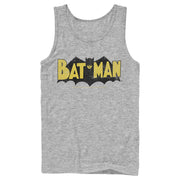 Men's Batman Logo Vintage  Adult Tank Top