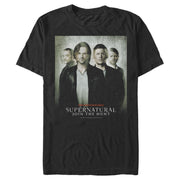 Men's Supernatural Character Line Up  Adult T-Shirt