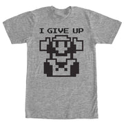 Men's Nintendo Super Mario I Give Up  Adult T-Shirt