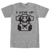 Men's Nintendo Super Mario I Give Up  Adult T-Shirt