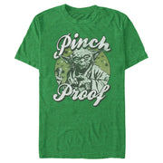 Men's Star Wars Yoda St. Patrick's Day Pinch Proof  Adult T-Shirt