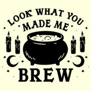 Men's Lost Gods Halloween Look What You Made Me Brew  Adult T-Shirt