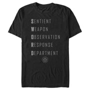 Men's Marvel WandaVision S.W.O.R.D Acronym Logo  Adult T-Shirt