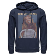 Men's Britney Spears Faded Smile Poster  Adult Pull Over Hoodie