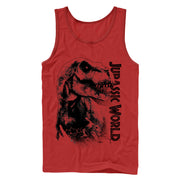 Men's Jurassic World T. Rex Carnivore  Adult Tank Top