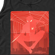 Men's Marvel Spider-Man: No Way Home Red Poster  Adult Tank Top