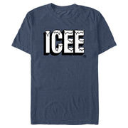 Men's ICEE Simple Black Logo  Adult T-Shirt